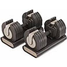 Bruna Hantlar CENTR Adjustable Dumbbell 5-50 lbs Beige 2x22.7 kg