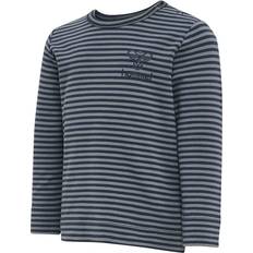 0-1M T-shirts Hummel Shirts Bluse - Marin/Grå