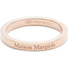Men - Platinum Rings Maison Margiela Rose Gold Engraved Ring 952 Rose Gold Platin IT
