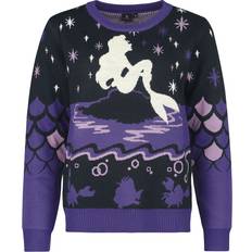 Dame - Julesweaters - Multifarvet Sweatere Den Lille Havfrue Disney Christmas jumper Ariel till Damer multifarvet