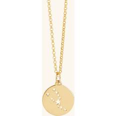 Gris - Homme Colliers Taurus Star Sign Necklace Gold