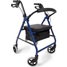 Best_rated Walkers Dunimed Dunimed Lightweight Rollator Foldable Blue