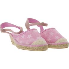 Damen - Grün Espadrilles s.Oliver Sandalette modische Damen Keilabsatz-Espadrilles mit Sternmuster Rosa