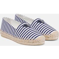 Prada Lågskor Prada Striped espadrilles blue