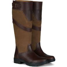 Horze Ridesko Horze Waterford vandtætte countrystøvler Dark Brown/Dark Brown unisex