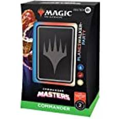Magic the gathering commander Magic: The Gathering Magic: The Gathering Commander Masters Commander-Deck – Planeswalker-Party Sammler-Booster-Probepackung mit 2 Karten Deutsche Version