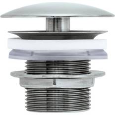 Steel Bottom Valves Duravit Universal Slotted Waste Brushed Stainless Steel
