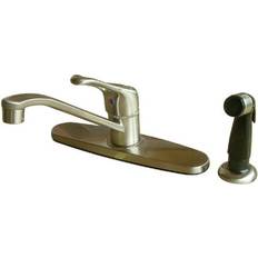 Taps Kingston Brass KB562SN Wyndham Centerset Brushed Nickel