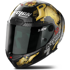 X-Lite X-804 RS Ultra Carbon Checa Helmet - Black/Gold/Grey
