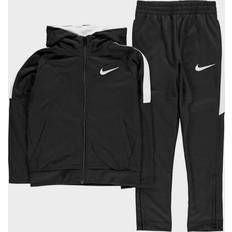 Nike tracksuit black Nike Infant Hooded Tracksuit - Black