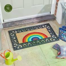 Smart Garden Novelty Rainbow Coir Anti-Slip Welcome Natural