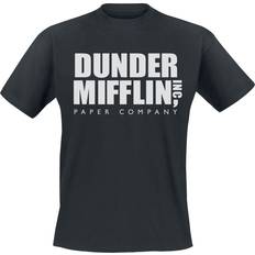 Linnen T-shirts The Office T-shirt - Dunder Mifflin/Zwart