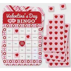 Conversation Cards Board Games Big Dot of Happiness Conversation Hearts Cards & Markers Valentine's Day Game 18 Ct, Brt Red