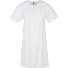 Blanc - Robe t-shirt Robes Build Your Brand Oversized T-Shirt White