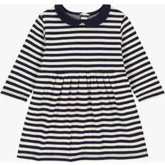 Petit Bateau Kjoler Petit Bateau Stribet Kjole Navyblå Marine blå months