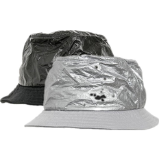 Dam - Silver Kepsar Flexfit unisex crinkled pappershink hatt silver en Yupoong huvudbonader