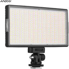 Andoer LED-416 LED Video Light Professional On-Camera Photography Light Panel 416PCS Bright Light Black