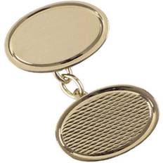 Cufflinks Orton west Textured Chain Cufflinks Gold