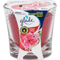 Glade Duftkerze Luscious Cherry & Pion, röd, 8,3 Doftljus