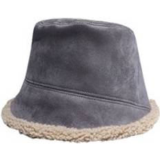 Grey - Women Hats J&Y Women's Winter Bucket Hat Grey