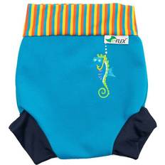 Konfidence Badblöjor UV50 Swim Nappy Cyan/Stripe Seabiski 9-12 mån Badblöjor