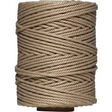 Band Panduro Hobby Hempline, 3-slaget syntetiskt hampasnöre – 65 meter, Ø 2,5 mm