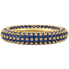 Luv AJ Pave Amalfi Ring Sapphire Gold Ringar Dam Guld