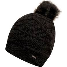 Faux Fur Beanies Dare 2b Dare 2B Womens/Ladies Remind II Bobble Beanie Black