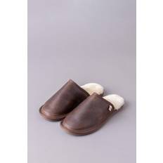 Laced Slides Lakeland Leather Sliders Brown