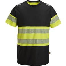 Snickers High-Vis T-Shirt - Schwarz/Signalgelb