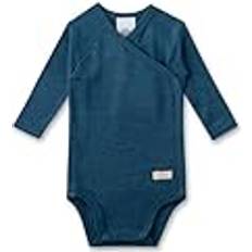 Sanetta bebispojkar wrap body, Stahlblau