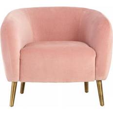 Goud Fauteuils Louxor Round Armchair Pink