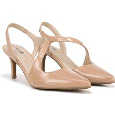 Wide Fit Heels & Pumps LifeStride Santorini Pump Shoes Sienna Tan Faux Leather