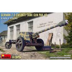 Miniart MiniArt 35394 German 7.5 cm Anti-Tank Gun PaK 40 early prod 1:35 Scale Model Kit