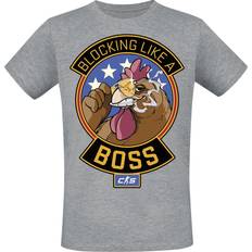 Counter-Strike gaming T-shirt Blocking like boss till Herrer grålig