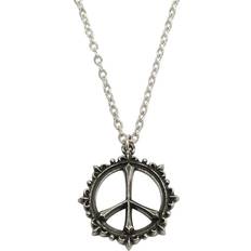 Tin Necklaces Alchemy Gothic Pax Necklace silver coloured