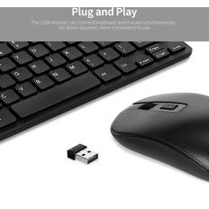 KM901 Keyboard Mouse Combo 2.4G Wireless 78 Key Mini Combo