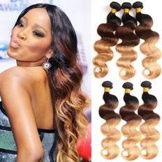 Hair Products Kapelli Hair 10A Ombre Human Hair Bundles Ombre Brazilian Hair Body Wave