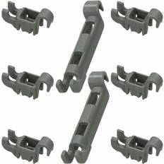 White Goods Accessories Siemens geschirrspüler unterkorb platte rack clips kippen lager 8pc echte 611472 Grau Geschirrspüler