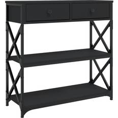 Tables Console vidaXL Noir 75x28x75 cm Table Console