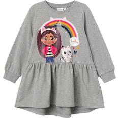 Name It Gabby's Dollhouse Kleid - Grey Melange