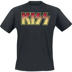 T-shirt Distressed Logo för Herr svart