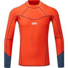 Orange Wetsuit Parts Gill 2023 Mens Pro Long Sleeve Rash Vest Orange