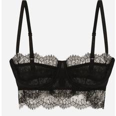 Dolce & Gabbana Sous-vêtements Dolce & Gabbana Lace Balconette Bralette Black