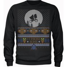 E.T Phone Home Fairisle Men's Christmas Jumper Black