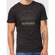 Harry Potter I'd Stay At Hogwarts Men's Christmas T-Shirt Black