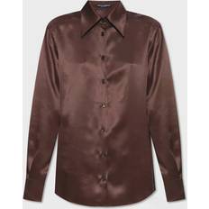 Dolce & Gabbana Brown Shirts Dolce & Gabbana Hemd Brown, 44