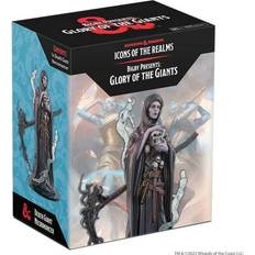 WizKids D & D Icons of The Realms: Bigby Presents miniatyr förmålade Glory of The Giants Death Giant Necromancer Boxed Miniatu