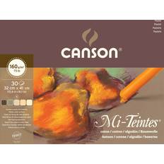 Brown Sketch & Drawing Pads Canson Zeichenpapier Mi-Teintes, im Block, 320 x 410 mm