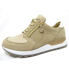 Waldläufer Sneakers Waldläufer Hiroko Soft Beige promenadskor nubuck Sneakers